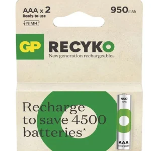 Acumulatori R3 AAA NiMH 950mAh 2buc GP ReCkyo GP100AAAHCER21-2TLB2