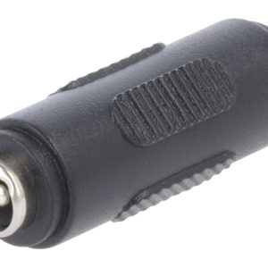 Adaptor DC mama-mama 2.1x5.5 mm plastic negru PC2.1-FF