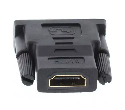 Adaptor HDMI 19 pini mama - DVI-D 24+1 pini tata aurit Well - imagine 2