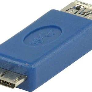 Adaptor USB 3.0 Micro USB B tata 3.0 - USB A mama 3.0 albastru VALUELINE
