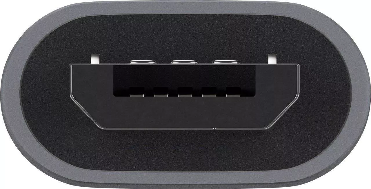 Adaptor USB Type C mama la micro USB 2.0 Tip B tata gri Goobay - imagine 3