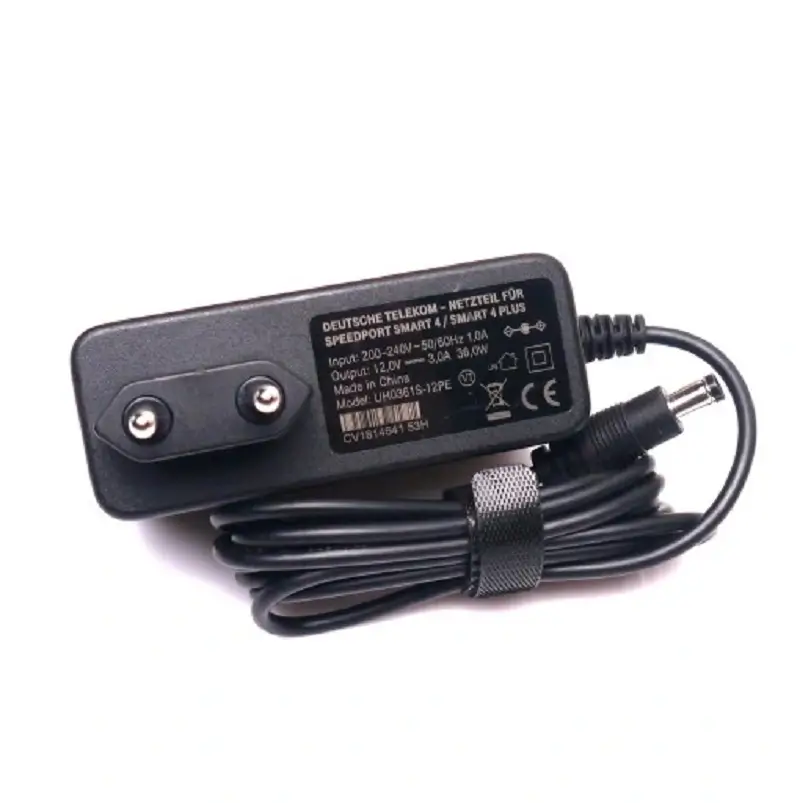 Alimentator AC/DC 200-240V - 12V 2A 15W cu conector 2.1x5.5 mm negru RS-AB02J00