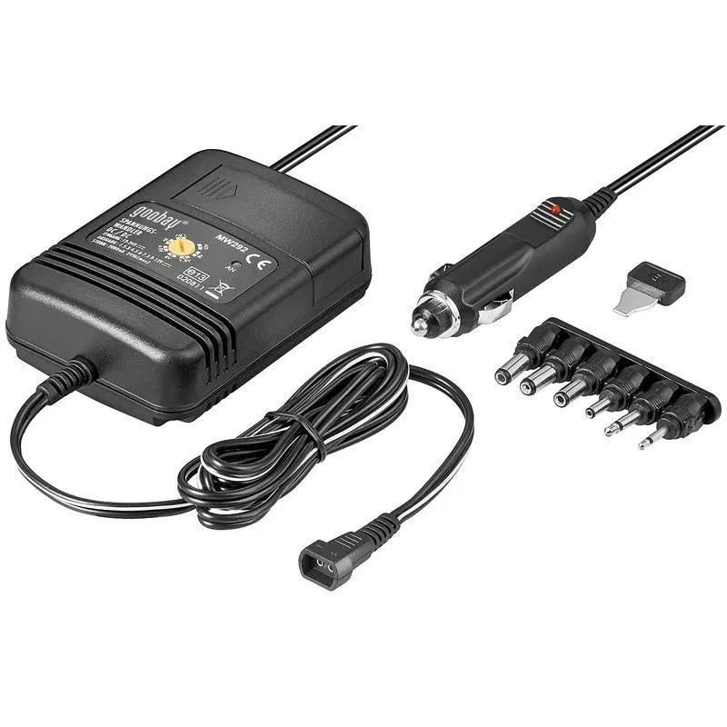 Alimentator incarcator auto 12VDC iesire 1.5-9V 2A sau 24VDC iesire 1.5-12V 2A Goobay - imagine 4