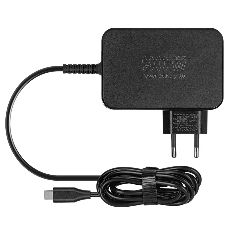 Alimentator Universal 90W PD USB-C + 7 adaptoare Kruger&Matz KM1450-90 - imagine 2