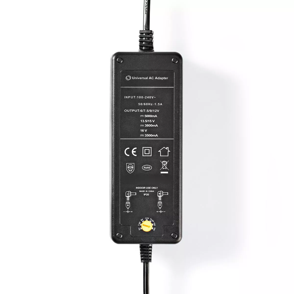 Alimentator universal Nedis 6-16V 5A 8 mufe - imagine 2