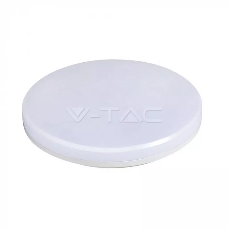 Aplica LED 25W 4000K alb neutru rotund IP44 V-TAC - imagine 2