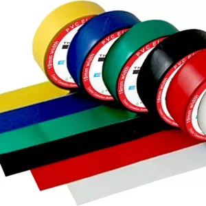 Banda electroizolatoare TED 19mm x 20metri alba