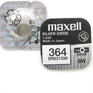 Baterie ceas AG1 Maxell SR621SW V364 1.55V oxid de argint
