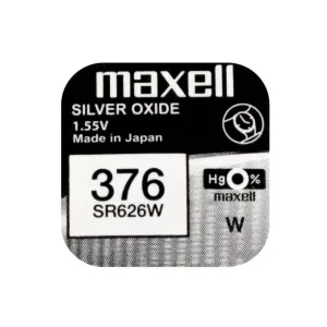 Baterie ceas Maxell SR626W V376 SR66 1.55V oxid de argint 1buc
