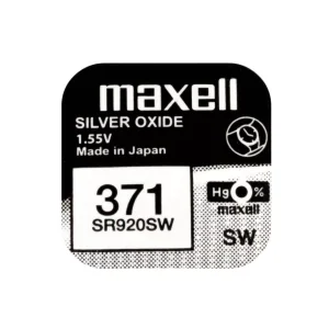 Baterie ceas Maxell SR920SW V371 SR69 1.55V oxid de argint 1buc