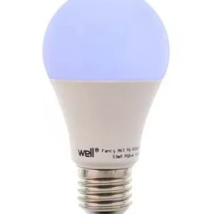 Bec cu LED A60 E27 9W 810lm 230V lumina RGB +lumina naturala 4000K +telecomanda Well