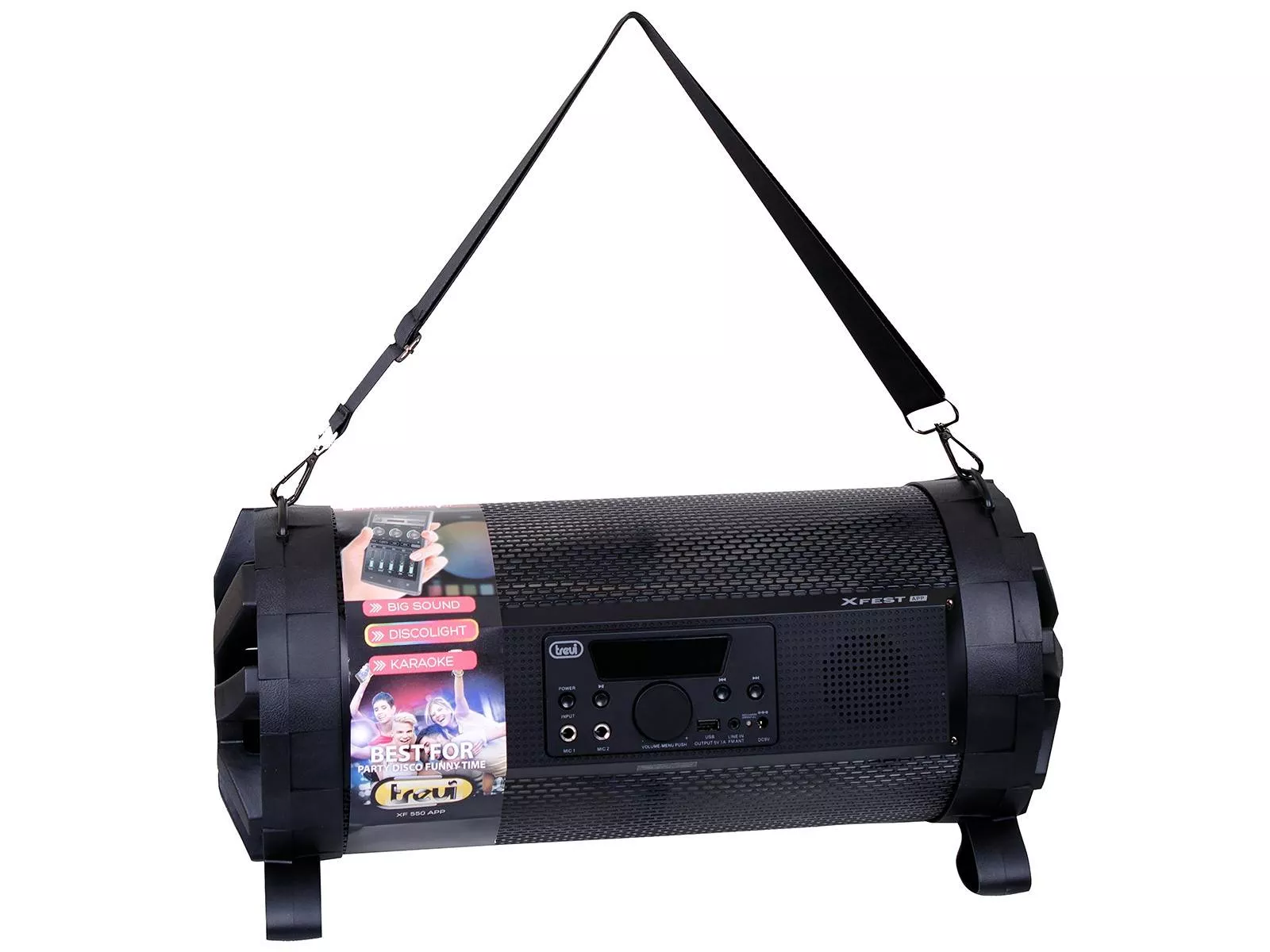 Boxa portabila cu Bluetooth si functie Karaoke 40W Trevi - imagine 5