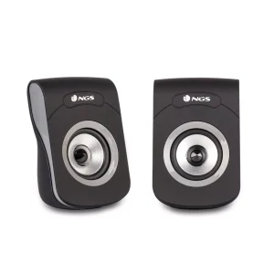 Boxe multimedia 2.0 USB Jack 3.5 mm silver/negru 2x3W SB250 NGS