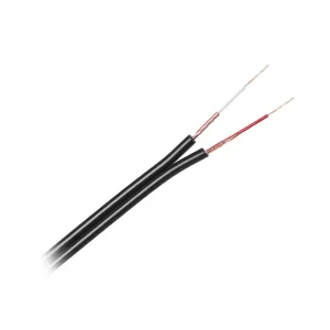 Cablu 2x RCA 4mm negru Cabletech KAB0207