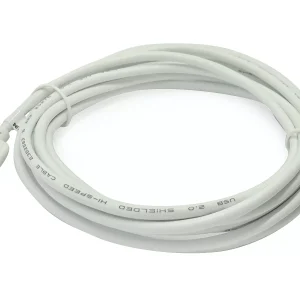 Cablu 3m micro USB 5pini - USB A 2.0 alb inLine Gembird