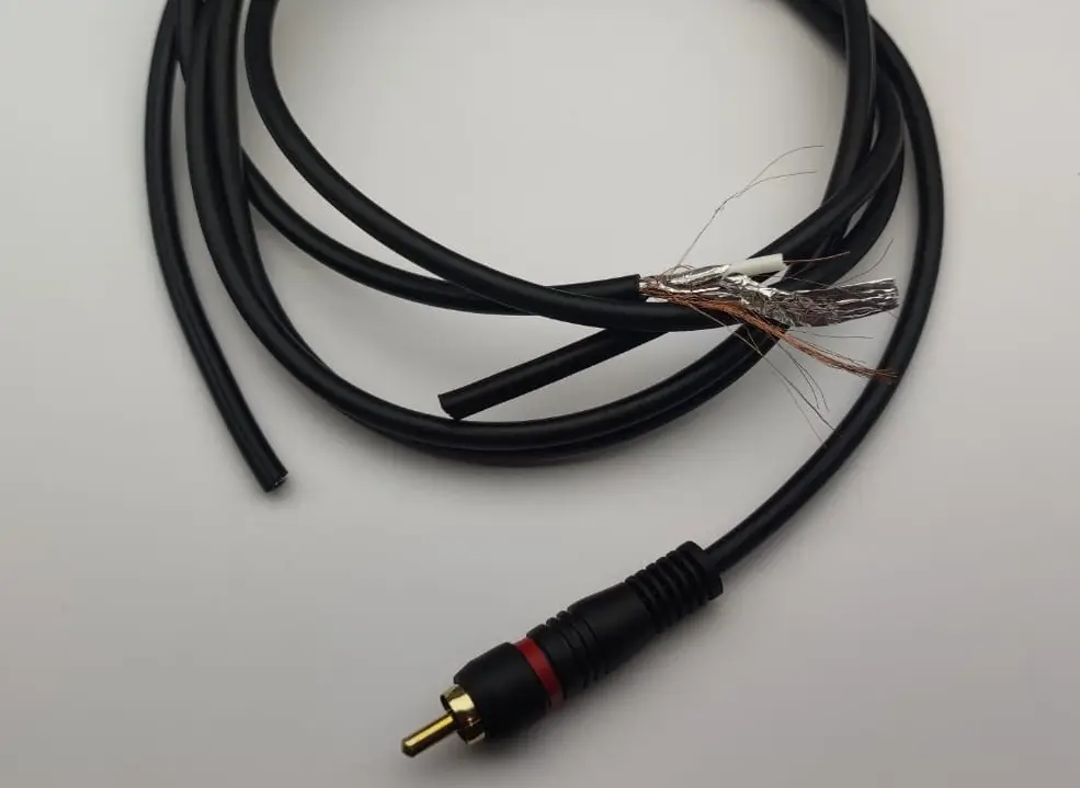 Cablu adaptor RCA la 2x RCA mama OFC dublu ecranat Goobay - imagine 2