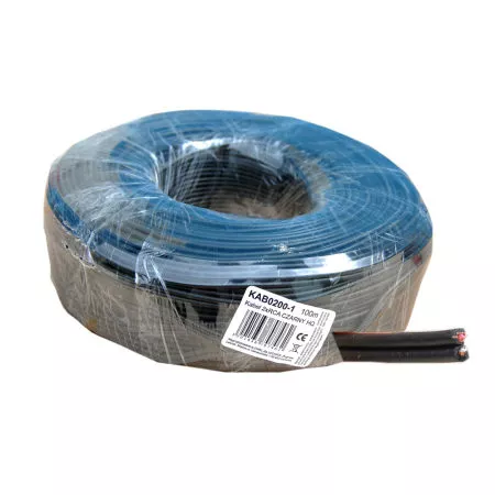 Cablu audio 2x RCA HQ negru 1m Cabletech KAB0200-1 - imagine 3