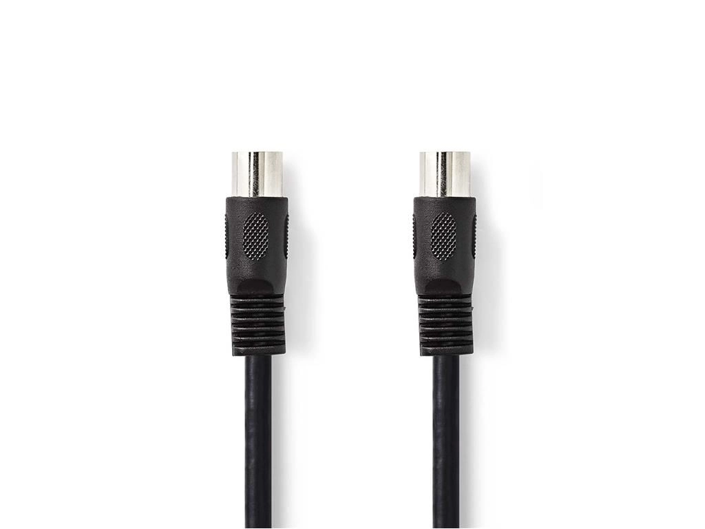 Cablu audio stereo DIN 5p tata - 5p DIN tata 3m negru Nedis CAGL20000BK30 - imagine 2