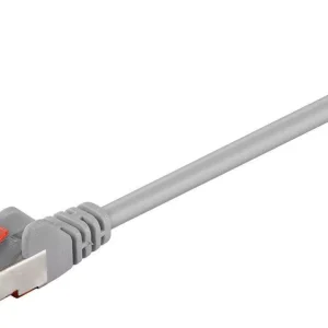 Cablu CAT6 PiMF SFTP 15m 2x RJ45cupru ecranat gri Goobay