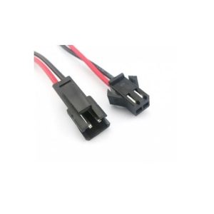 Cablu cu mufa 2pini Tata/Mama mic negru set 2buc