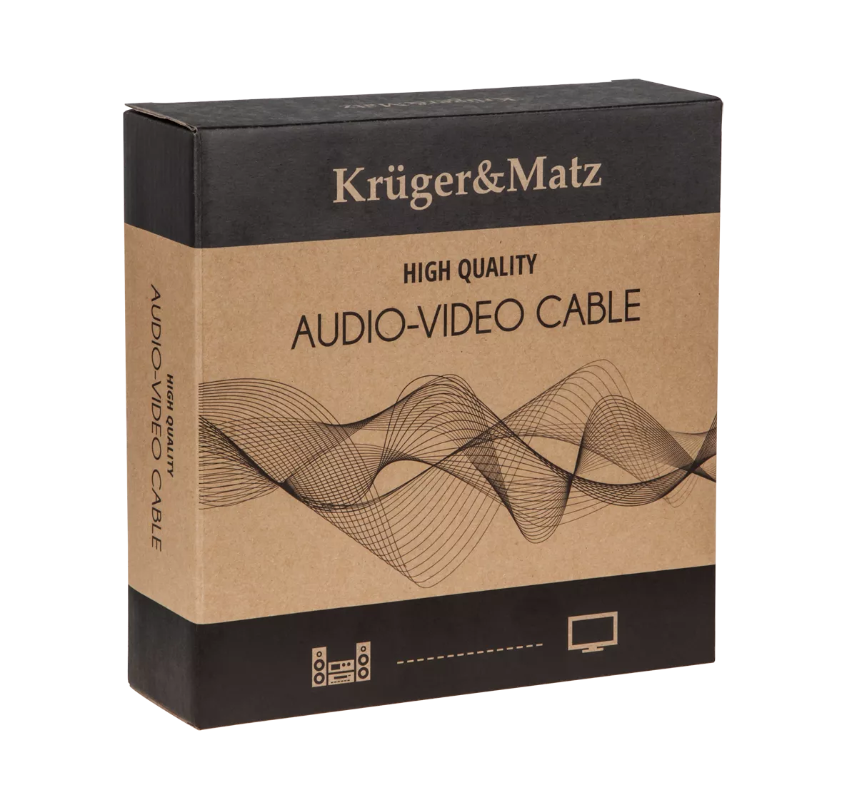 Cablu difuzor Profesional cu mufe tip banana 3m AWG16 1.5mm cupru Kruger&Matz KM0334 - imagine 4