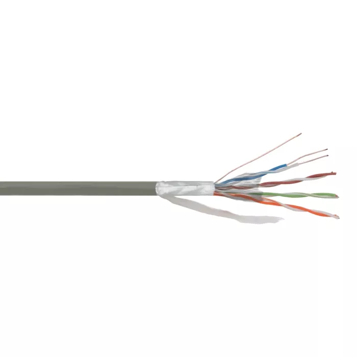 Cablu FTP CAT5e CCA fire interioare solide ecranat Delight