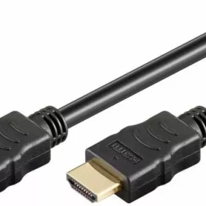 Cablu HDMI HiSpeed contacte aurite 2.5m Goobay 51827