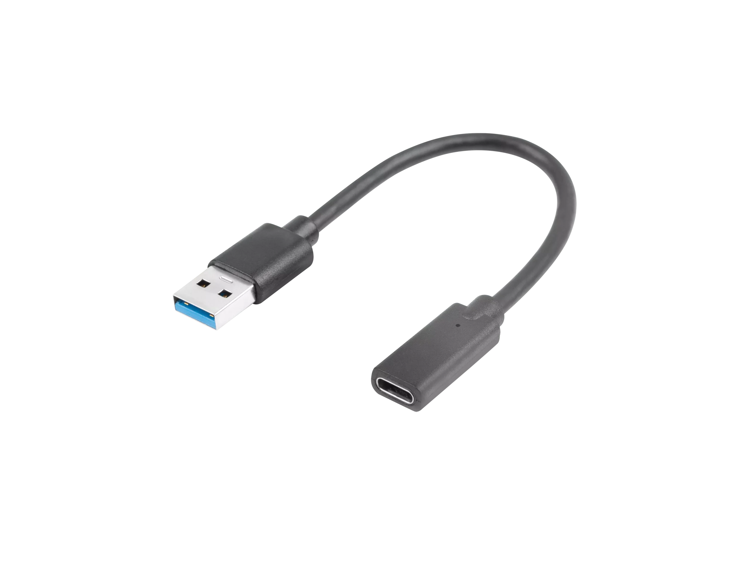 Cablu OTG USB 3.0 A tata - USB 3.1 mama 0.1m negru