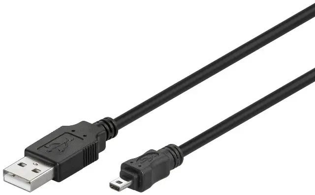 Cablu pentru camere foto USB la mini USB 8 pini 1.8m Fuji Medion Nikon Olympus