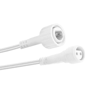 Cablu prelungitor 2 pini pentru sirurile luminoase LED IP44 5m alb 58903