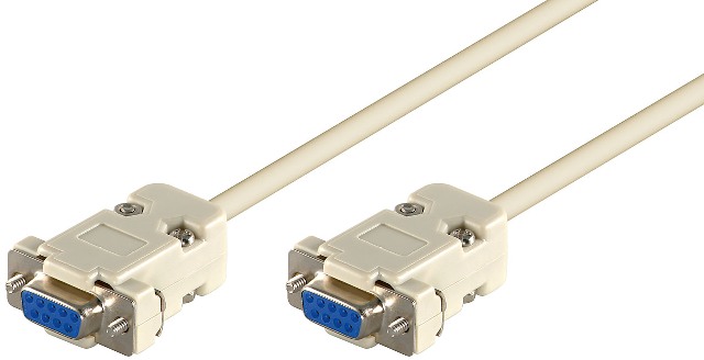 Cablu SERIAL 9 pini mama-mama 2m 1:1 RS232
