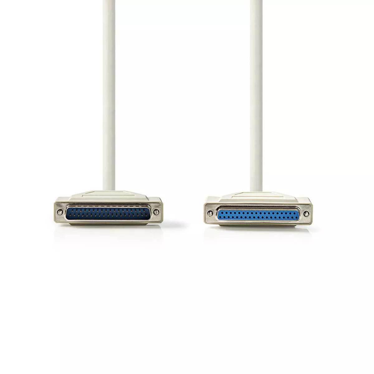Cablu serial D-Sub 25 pini tata - D-Sub 25 pini mama 5m crem Nedis - imagine 2