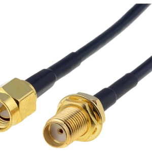 Cablu SMA mama-tata 50 ohm 25m negru BQ CABLE SMA-SMF/50/25