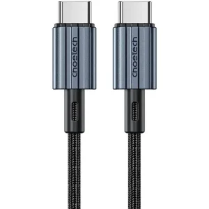 Cablu USB-C - USB-C PD 60W 1.2m negru textil XCC-1014 Choetech XCC-1014-BK