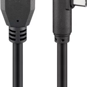 Cablu USB Type C tata la USB A 3.0 tata unghi 90 grade 1m Goobay