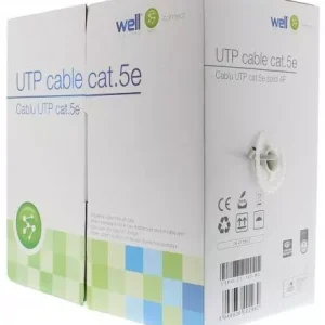 Cablu UTP CAT5e 8 fire din cupru 0.49mm Well