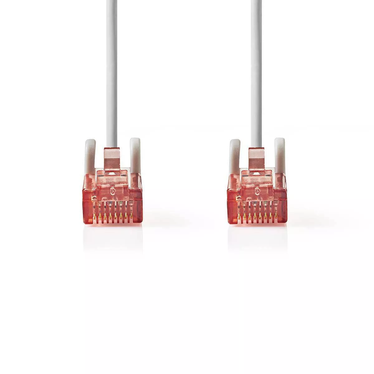 Cablu UTP CAT6 RJ45 tata - RJ45 tata 1m gri Nedis - imagine 2