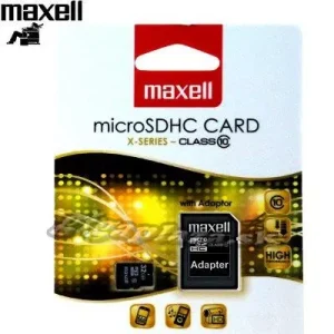 Card microSD 32GB Clasa 10 +adaptor SD X-series Maxell