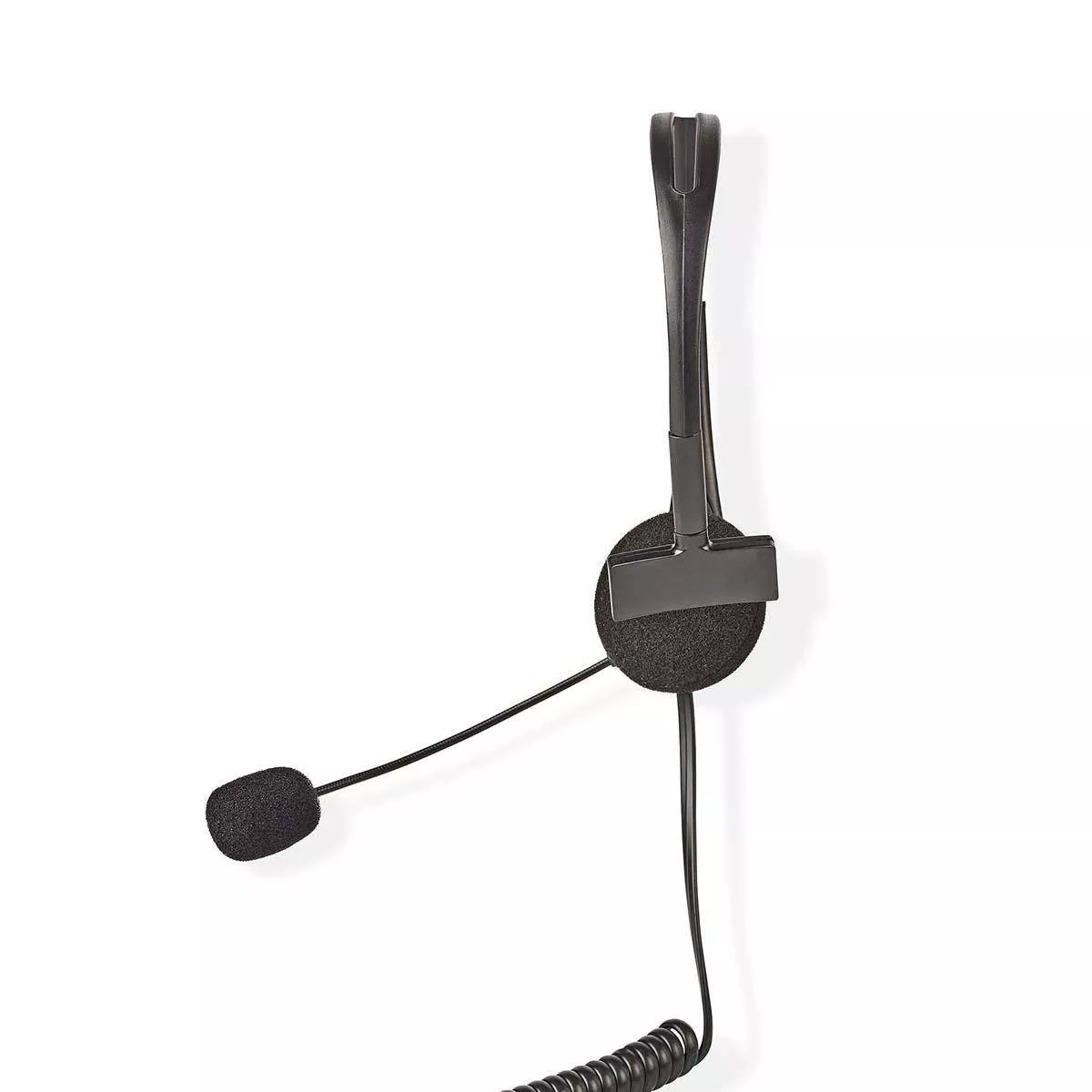 Casca call center mono Mufa RJ9 2.2m Nedis - imagine 2