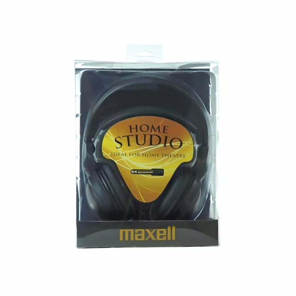 Casca stereo 3.5 mm cablu 5m negru Maxell HOME STUDIO - imagine 2