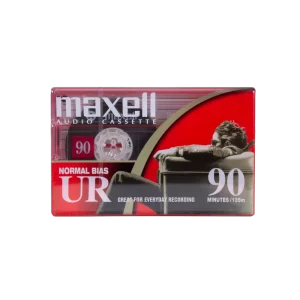 Caseta audio MAXELL UR90 90 minute NORMAL BIAS IEC TYPE I EQ 120