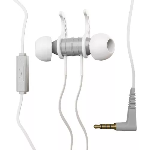 Casti cu fir in-ear 3.5 mm alb-gri Magneto Maxell - imagine 2