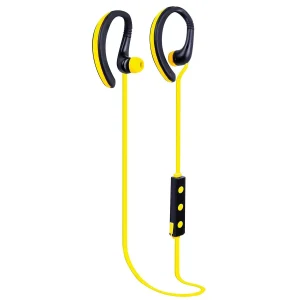 Casti sport Bluetooth cu microfon HMP 1215 BT galben Trevi