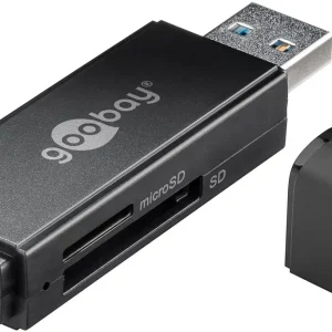 Cititor card reader USB 3.0 si USB TYPE C pentru SDXC SDHC MicroSD si SD Goobay 58261