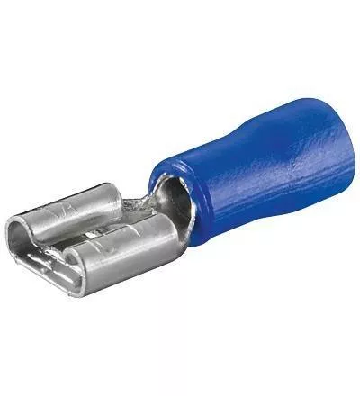 Conector mama albastru 6.4x0.8mm fixPoint