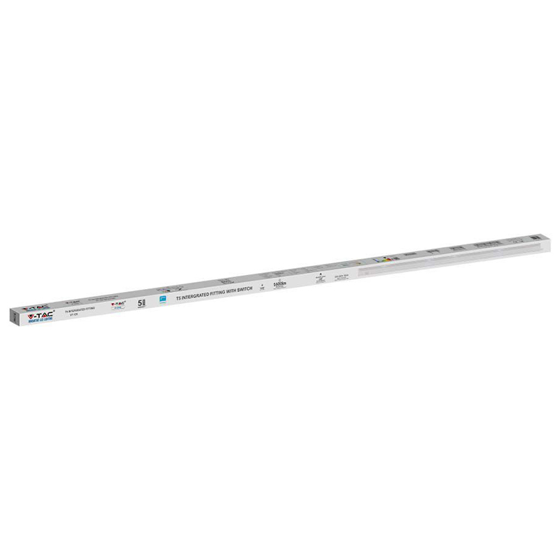 Corp iluminat LED T5 16W 120cm 6400K alb rece CIP SAMSUNG V-tac SKU-21697 - imagine 5