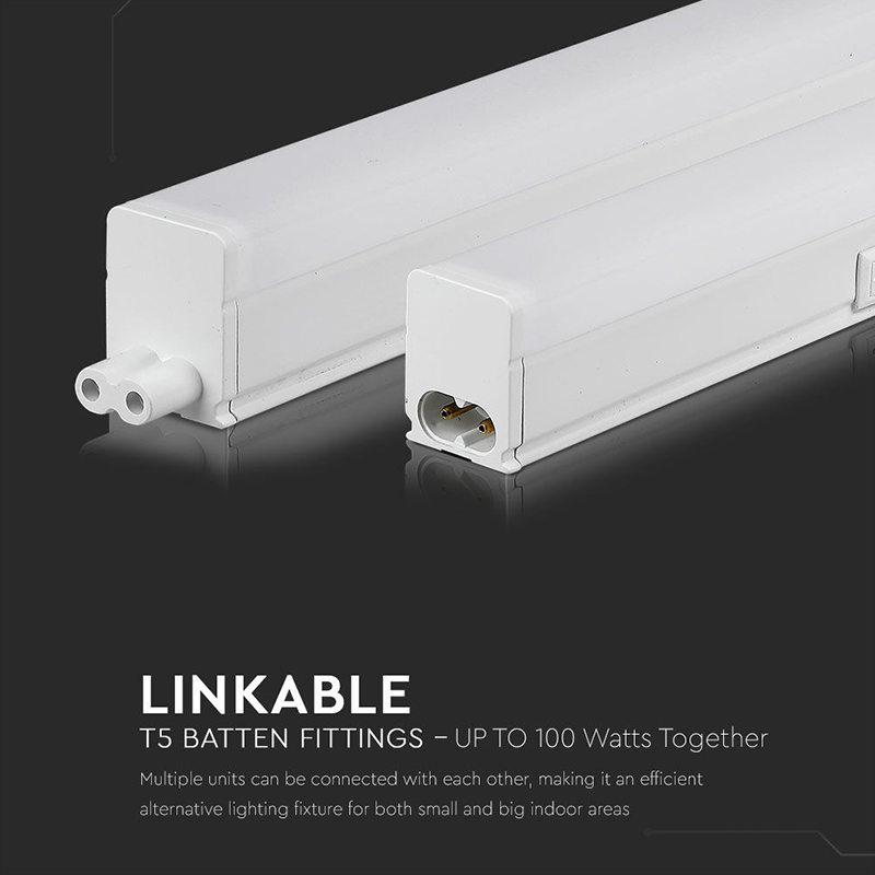 Corp iluminat LED T5 16W 120cm 6400K alb rece CIP SAMSUNG V-tac SKU-21697 - imagine 7