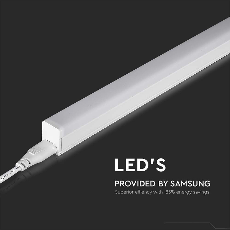Corp iluminat LED T5 16W 120cm 6400K alb rece CIP SAMSUNG V-tac SKU-21697 - imagine 9
