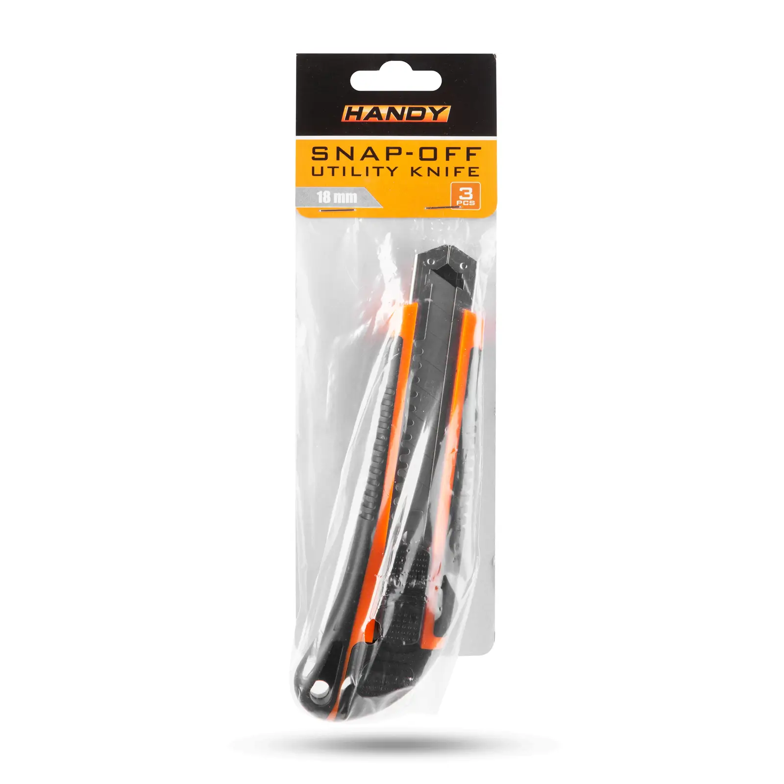 Cutter universal cu mijloc metalic lama 3x18 mm HANDY 10811C - imagine 2
