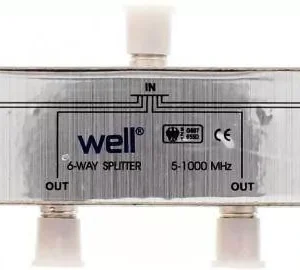 Distribuitor semnal TV 6 cai 1000Mhz Well
